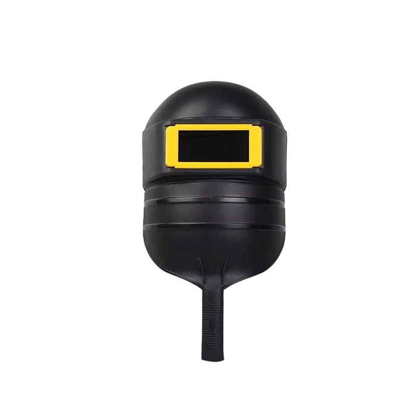 Industrial-Grade Safety Black Plastic Handheld Mask
