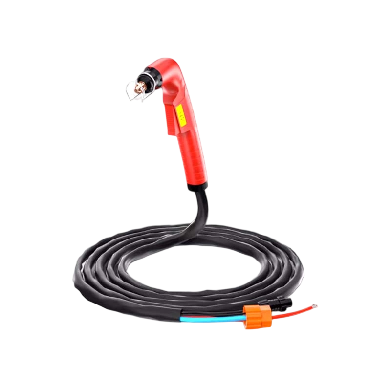 Red Plasma Cutting Torch for Heavy-Duty Metal Fabrication