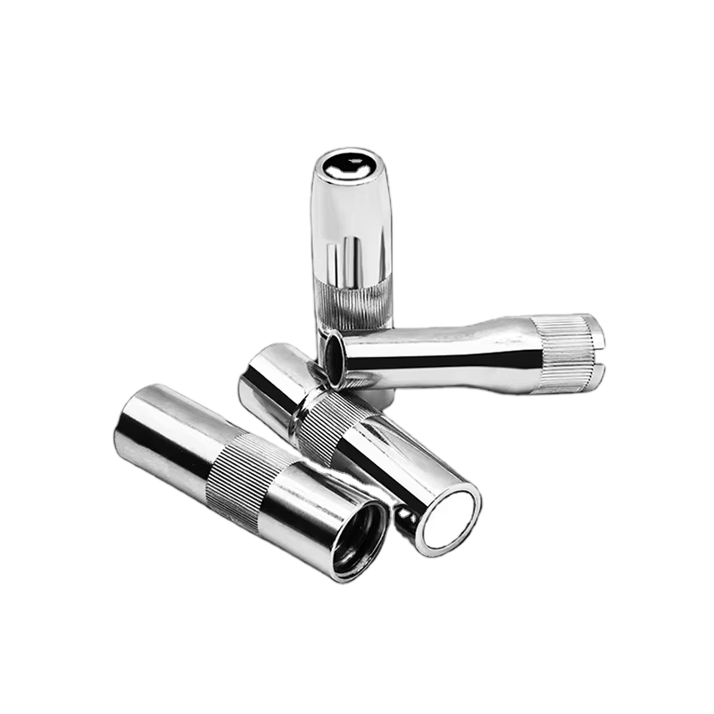 High-Polish Metal Protective Nozzle for Precision Tools