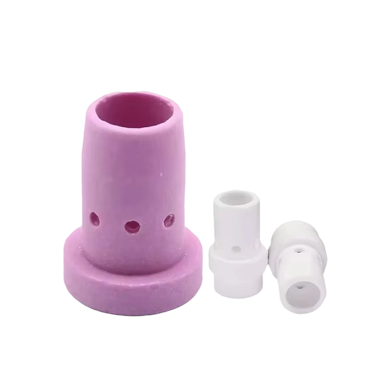 Vibrant Purple and Snow-White Precision Ceramic Welding Shunt